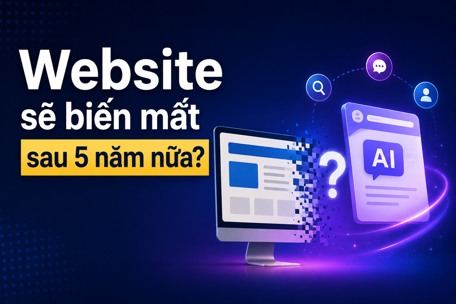 Will websites disappear within five years?