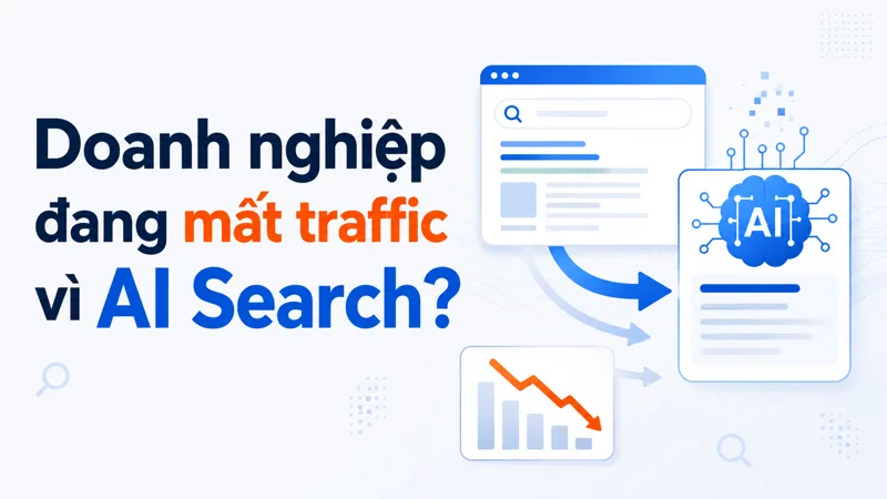 Doanh nghiệp đang mất traffic vì AI Search?